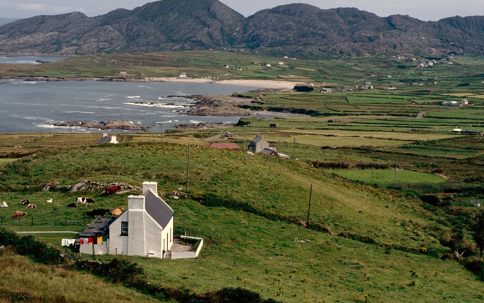 A traditional home on Ireland's green Atlantic coast